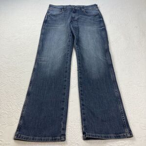 Wrangler Retro Jeans Men's 30x32 Slim Straight Dark Denim Cowboy Rodeo Western